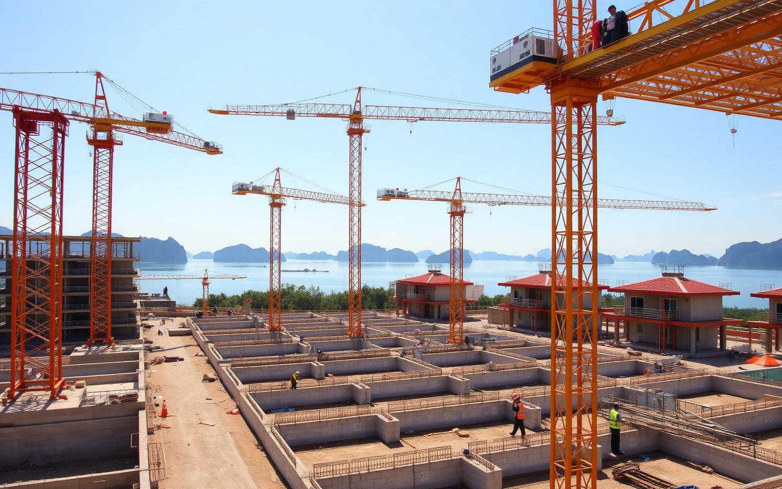 Tiến độ thi công Vinhomes Hạ Long Xanh